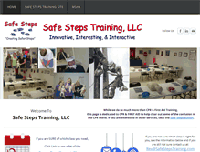 Tablet Screenshot of cprtrainingkinstonnc.com
